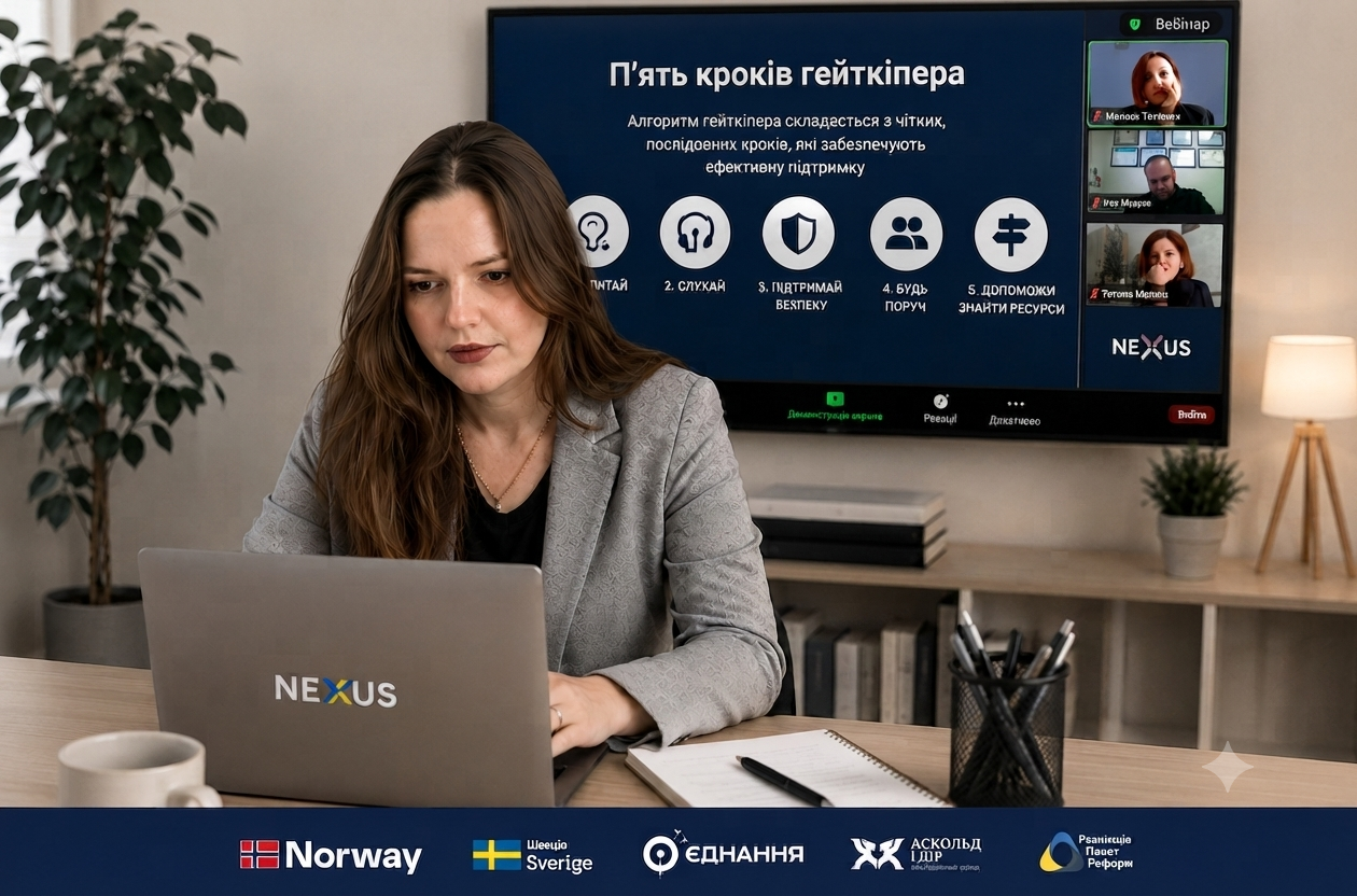 Кризова комунікація у міжвідомчій взаємодії: у межах проєкту NEXUS завершився цикл навчань